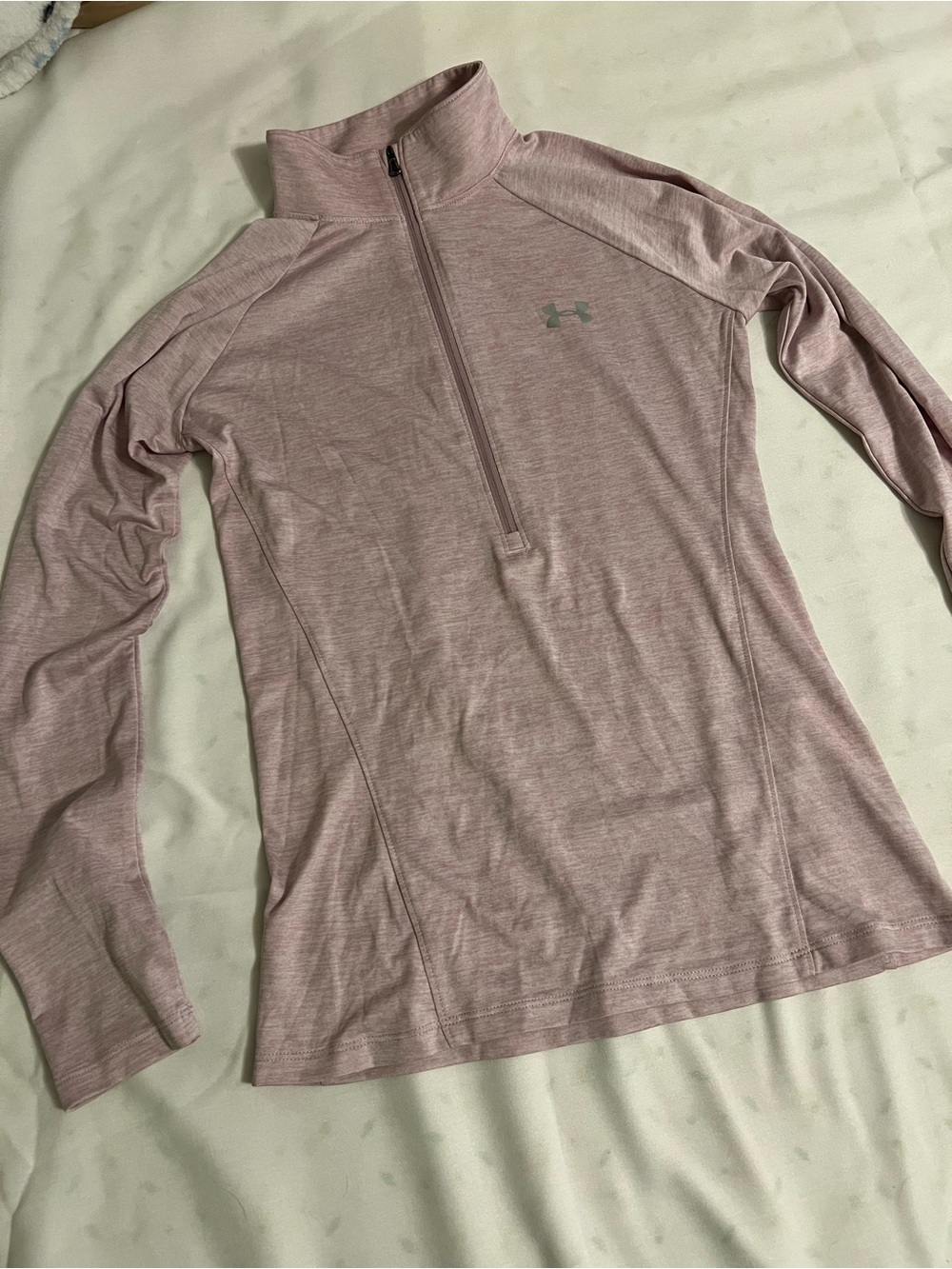 Under Armour Women's Half-Zip Performance Top - Light Mauve